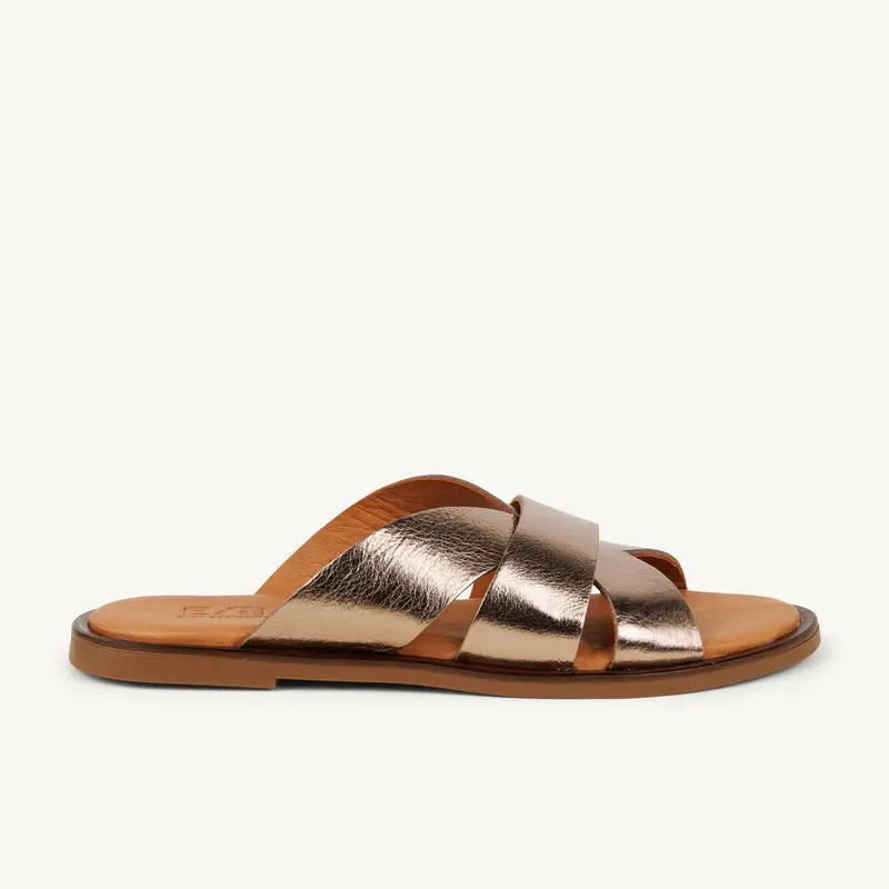 Mules ZIMBRA ELUE PAR NOUS Femme Or/Bronze