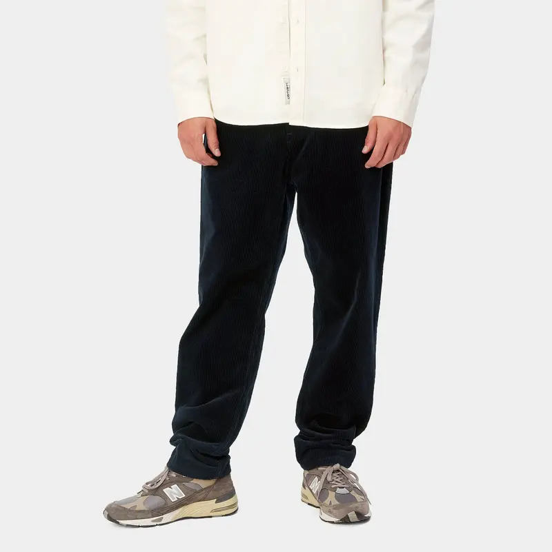 Newel pant en velours Carhartt WIP dark navy