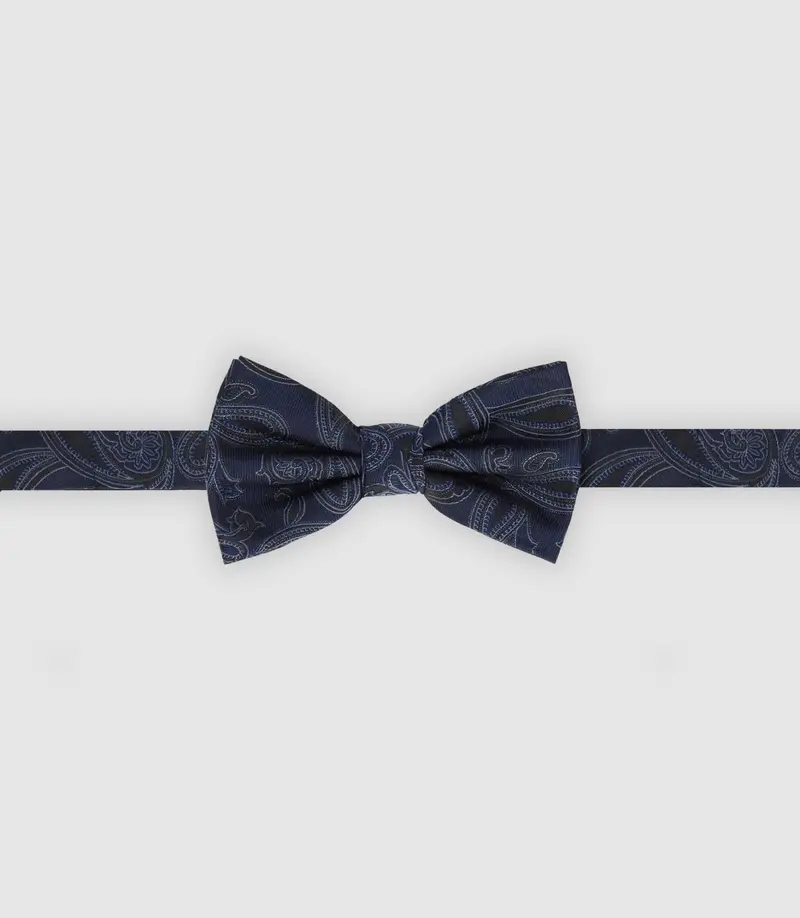 Nœud papillon avec motifs marine