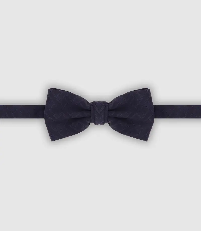 Nœud papillon avec motifs marine