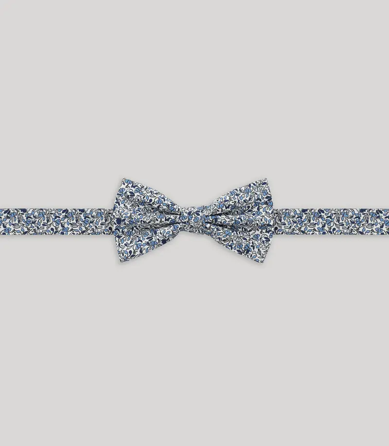 Nœud papillon fantaisie bleu