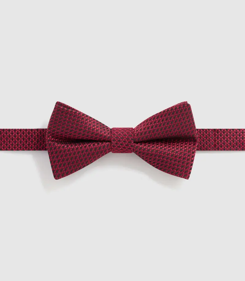 Nœud papillon rouge "Npuva"