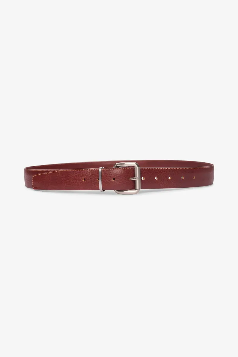 Norse Projects - Ceinture Folded Leather Belt - Espresso
