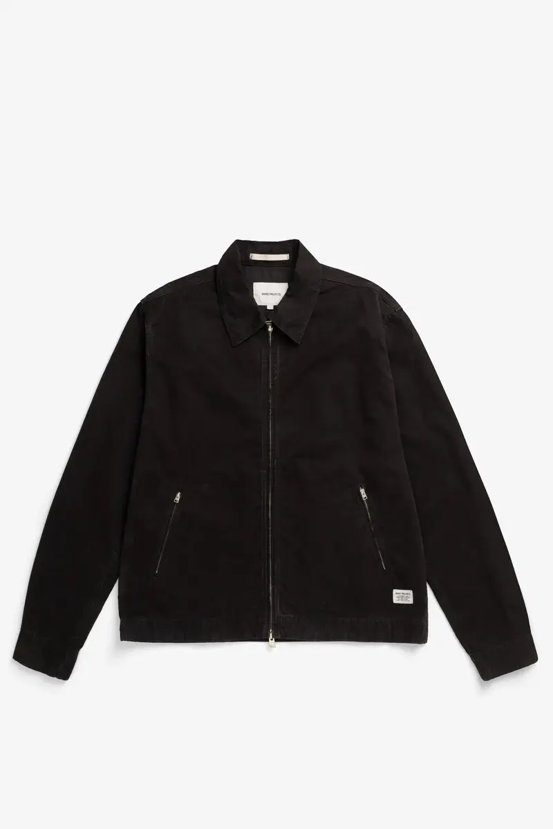 Norse Projects - Raabjerg canvas jacket - Black