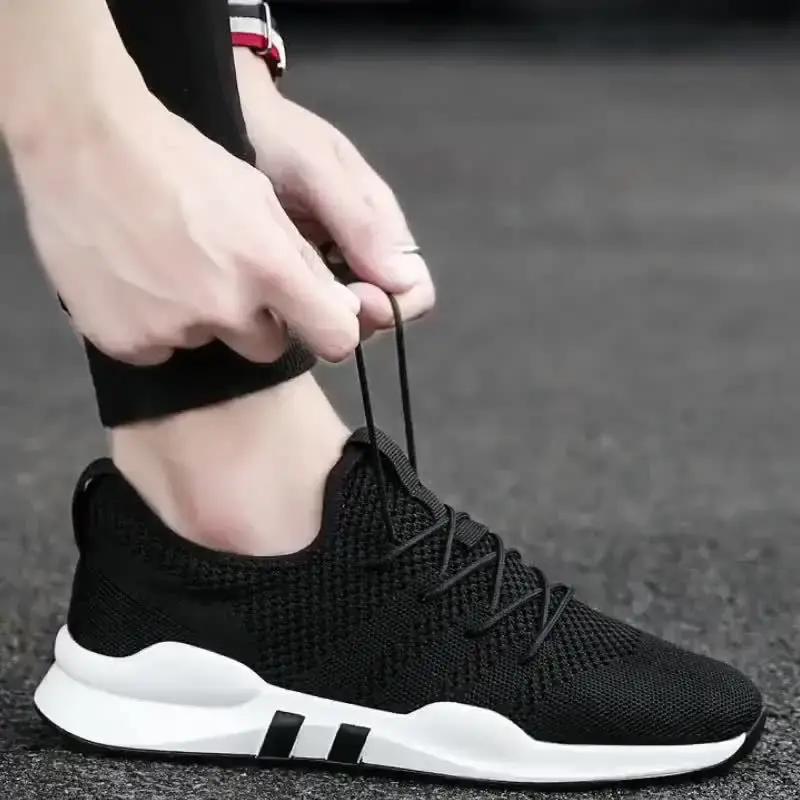 Nouveaux hommes chaussures décontractées en plein air respirant marche chaussures de sport mâle anti-dérapant chaussures de course polyvalent à la mode hommes Sneaker Homme