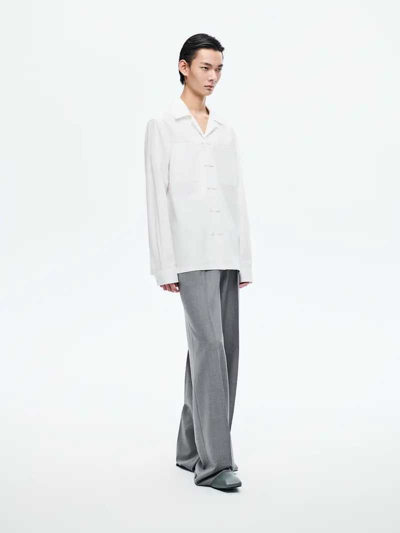 OFF-WHITE CUBAN COLLAR SHIRT