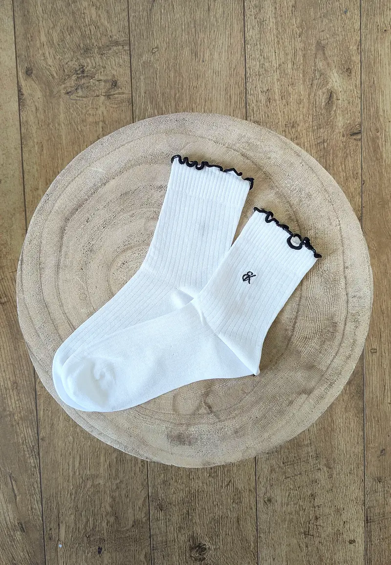 OLYMPE - Chaussettes Blanc