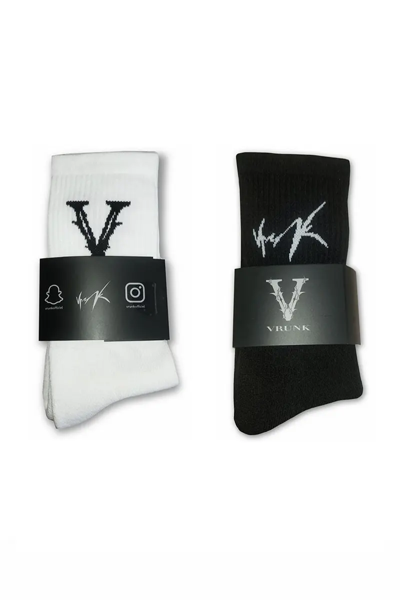Pack chaussettes noir et blanc