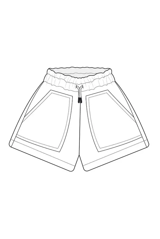 Pack Duo Short Figuette Mère & Fille du 1/14 ans et 34/54
