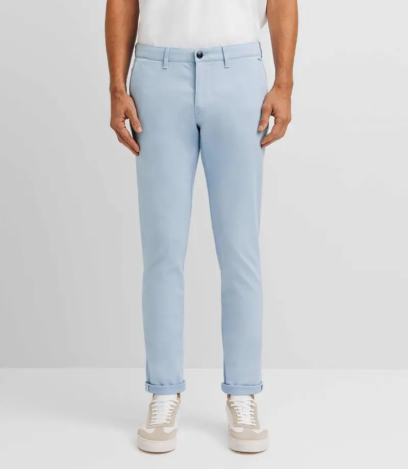 Pantalon armuré bleu ciel