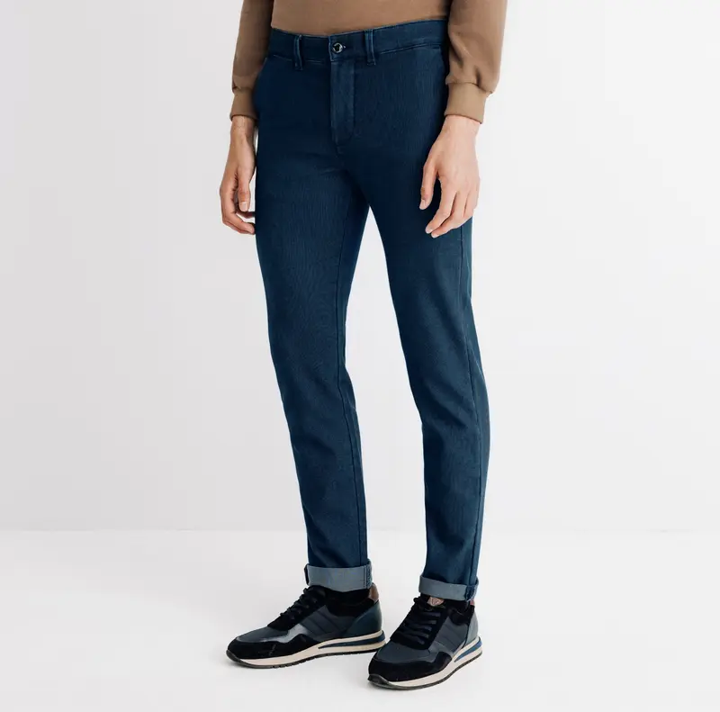 Pantalon armuré indigo