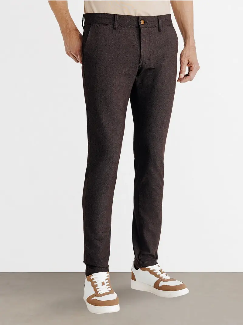 Pantalon armuré marron