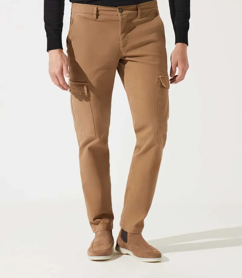 Pantalon cargo camel VERSA