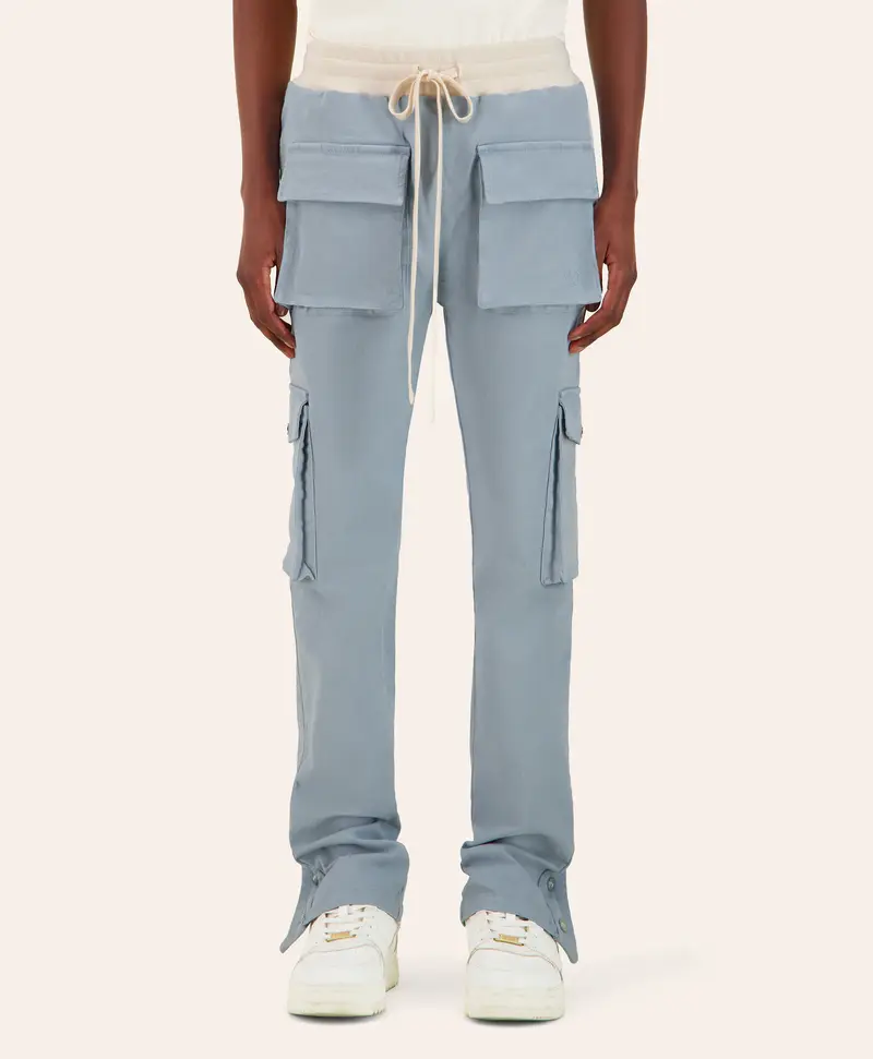 PANTALON CARGO FP - BLEU CLAIR