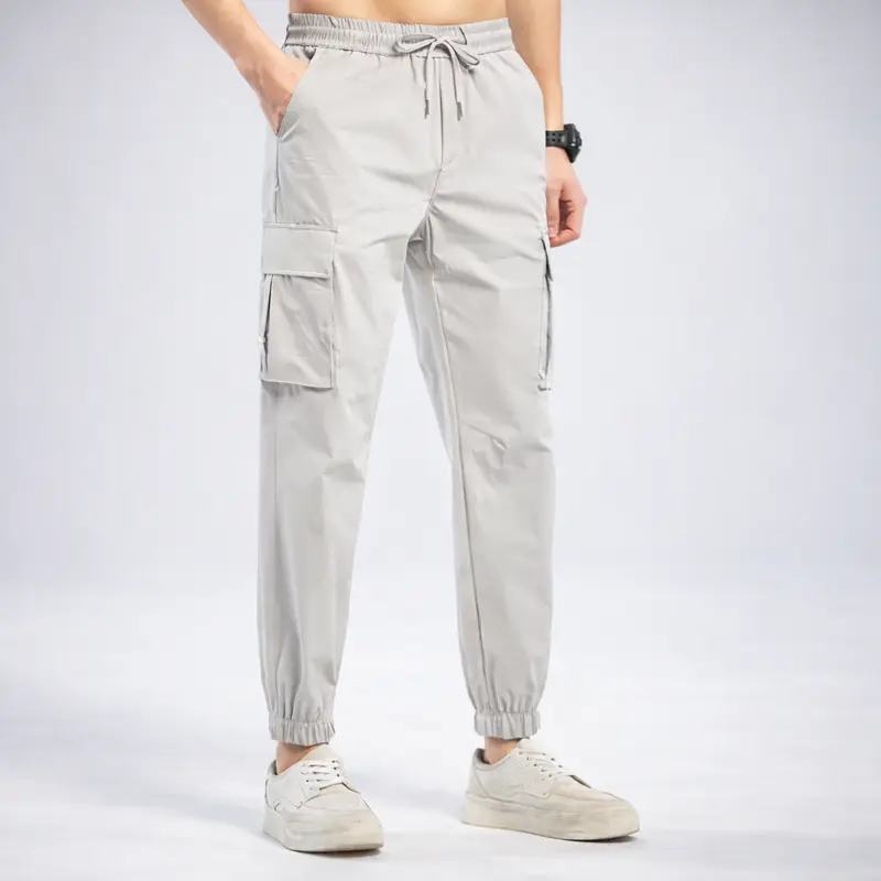 Pantalon Cargo Jogger gris Homme