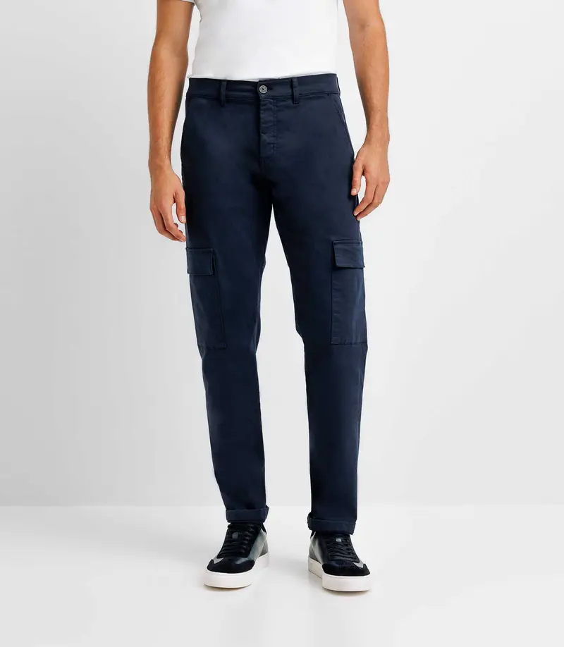 Pantalon cargo marine