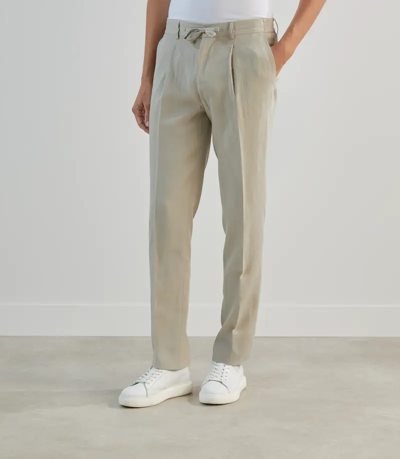Pantalon casual avec cordon de serrage mastic