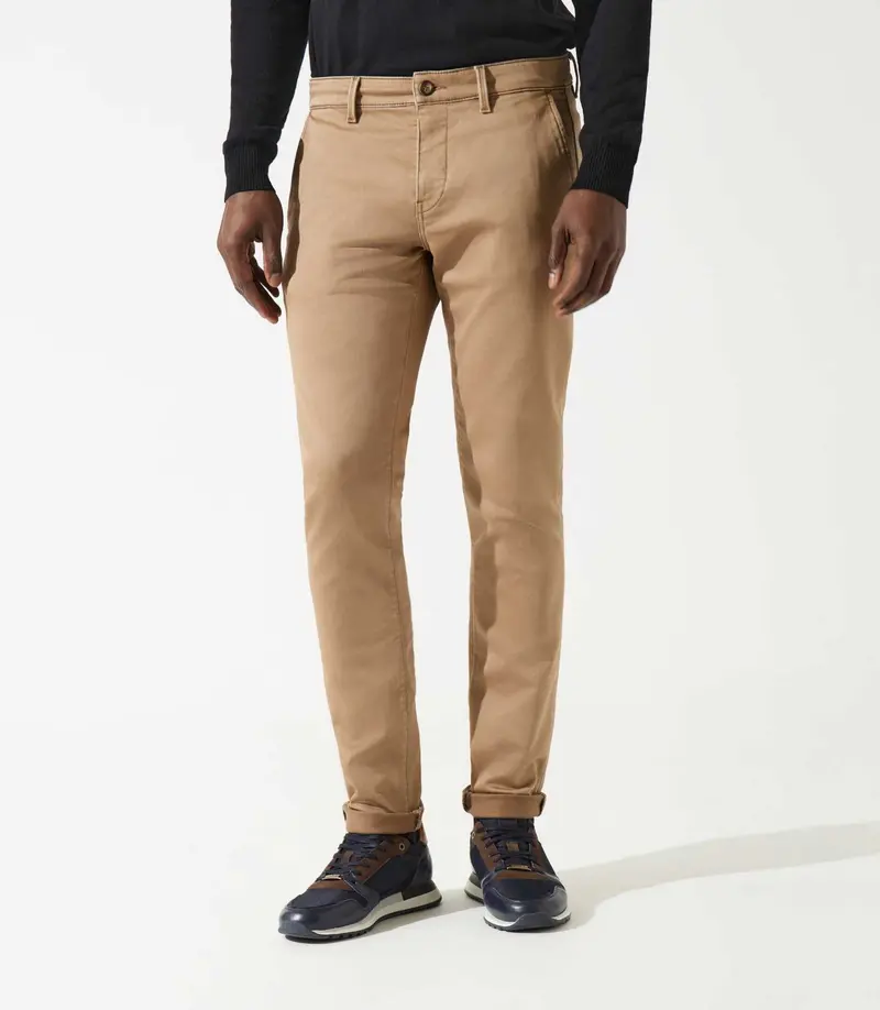 Pantalon chino camel VAILLEBT