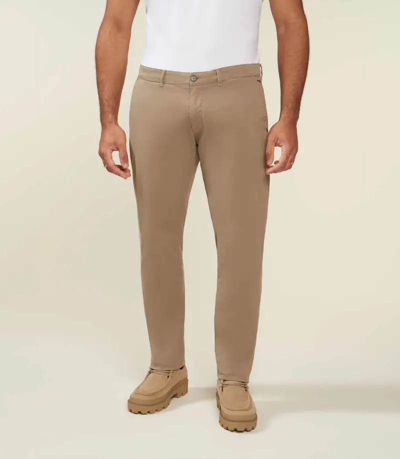 Pantalon chino kaki clair VALORBT