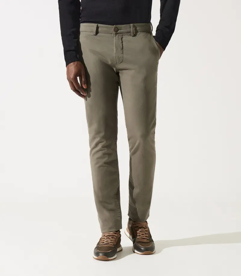 Pantalon chino kaki VITALITE