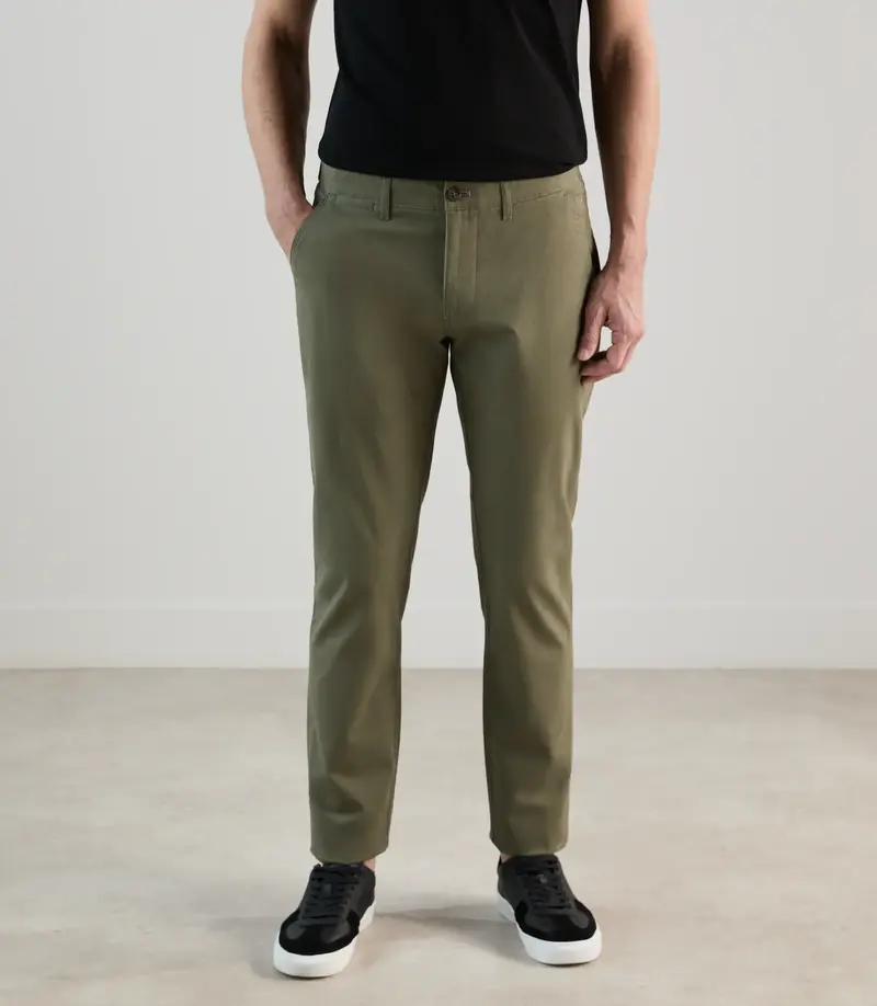 Pantalon chino kaki