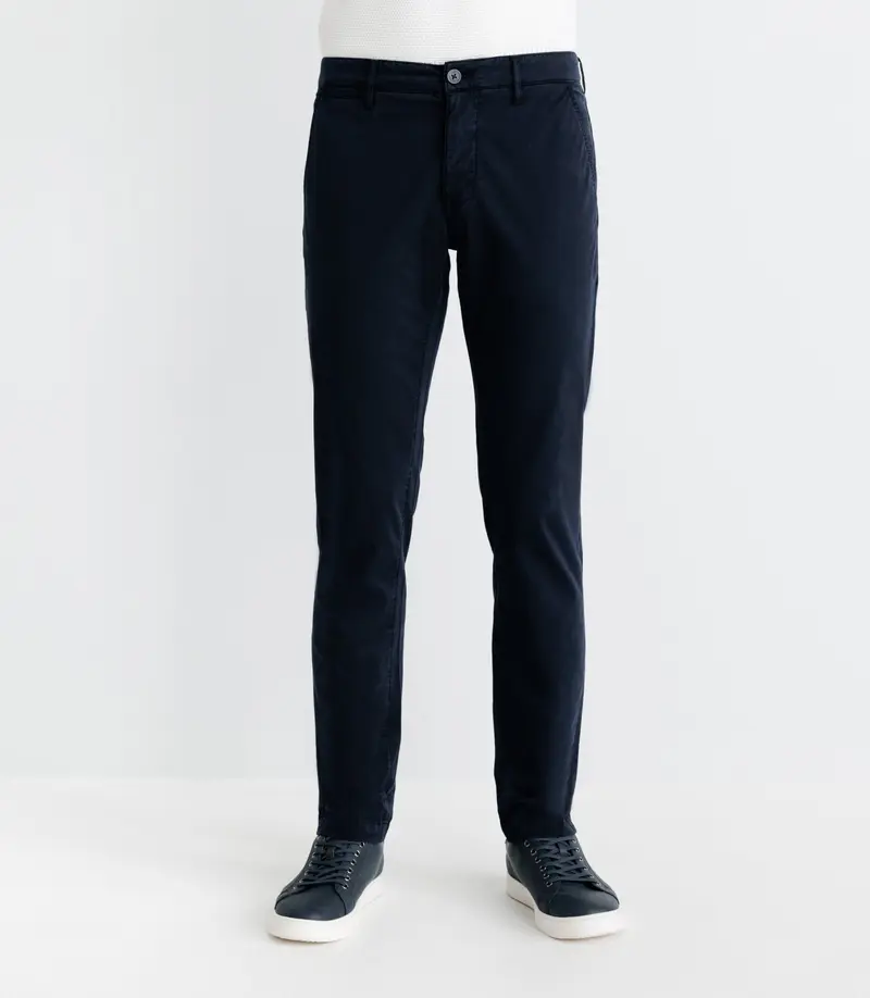Pantalon chino marine