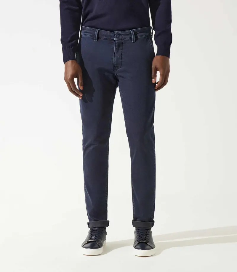 Pantalon chino marine VAILLEBT