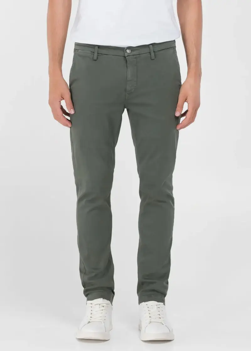 Pantalon chino Replay kaki