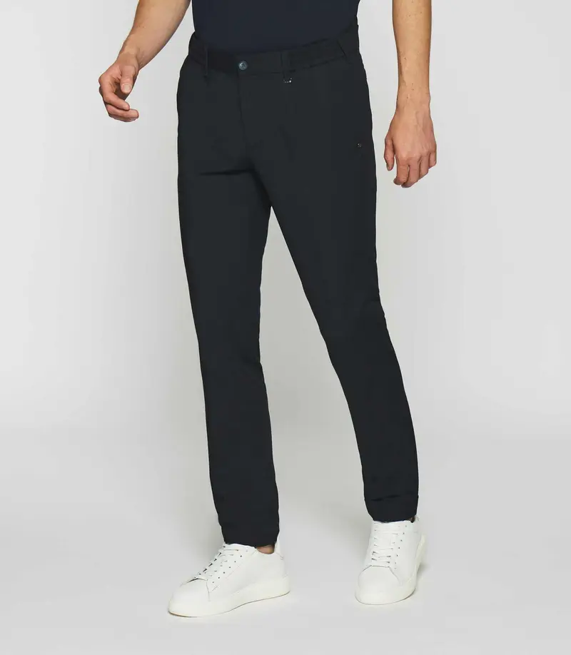 Pantalon chino stretch marine POUVOIR