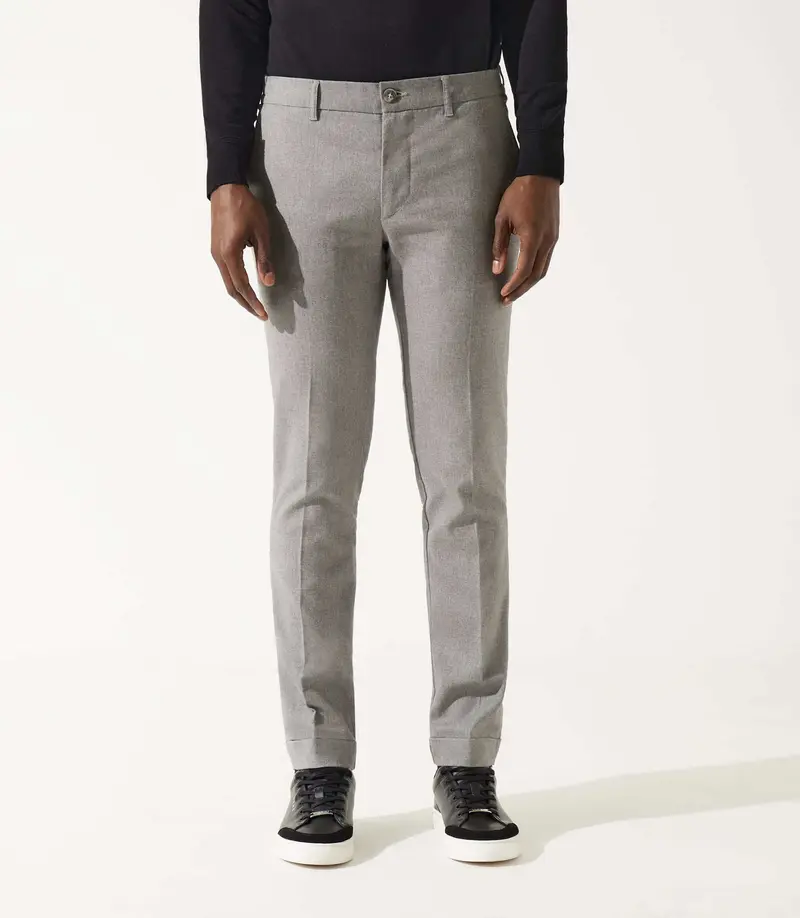 Pantalon chino taille élastique gris VTWILL