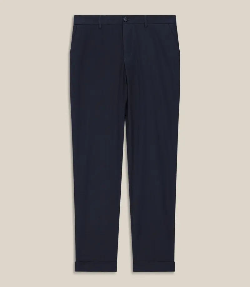 Pantalon chino taille elastique noir