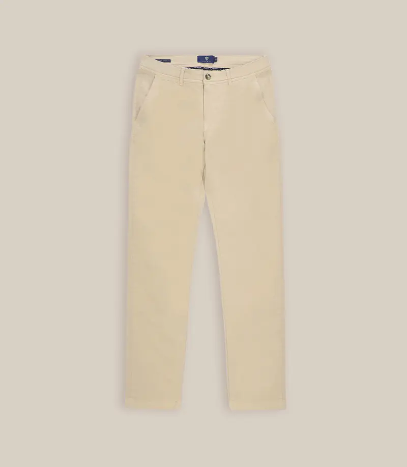 Pantalon coton stretch mastic