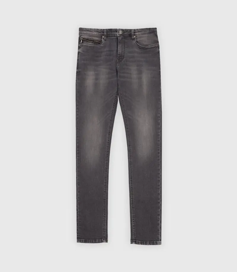 Pantalon denim GRIS-MOYEN