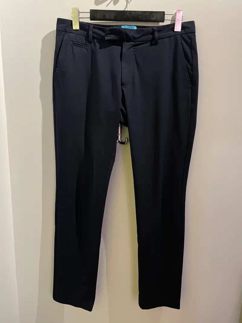 Pantalon en coton bio navy
