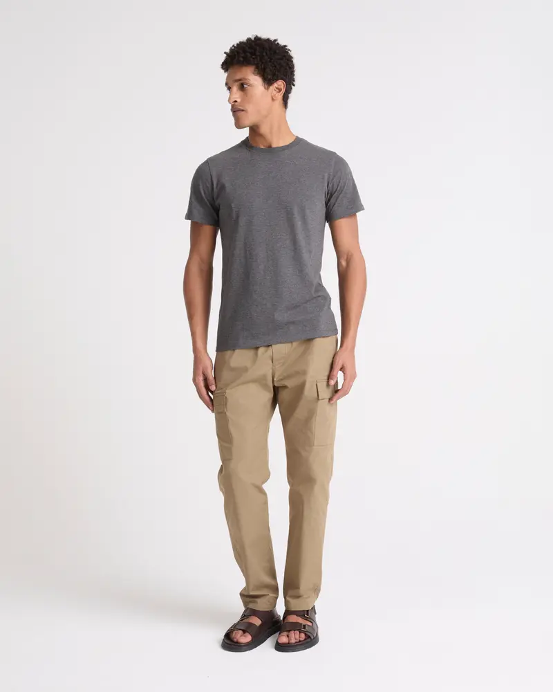 Pantalon en coton mélangé