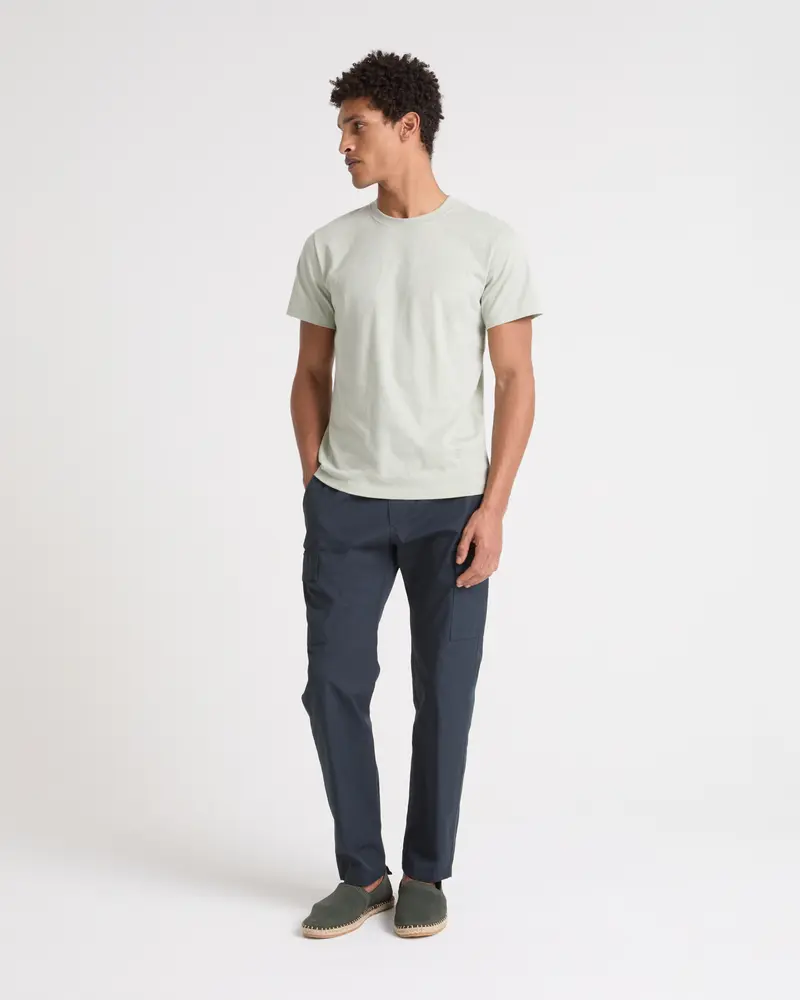 Pantalon en coton mélangé