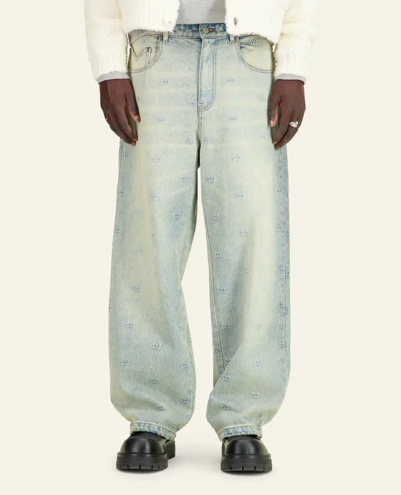 PANTALON EN JEAN BAGGY BRANDMARK