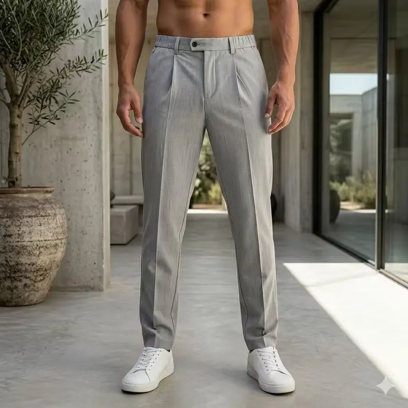 Pantalon homme gris