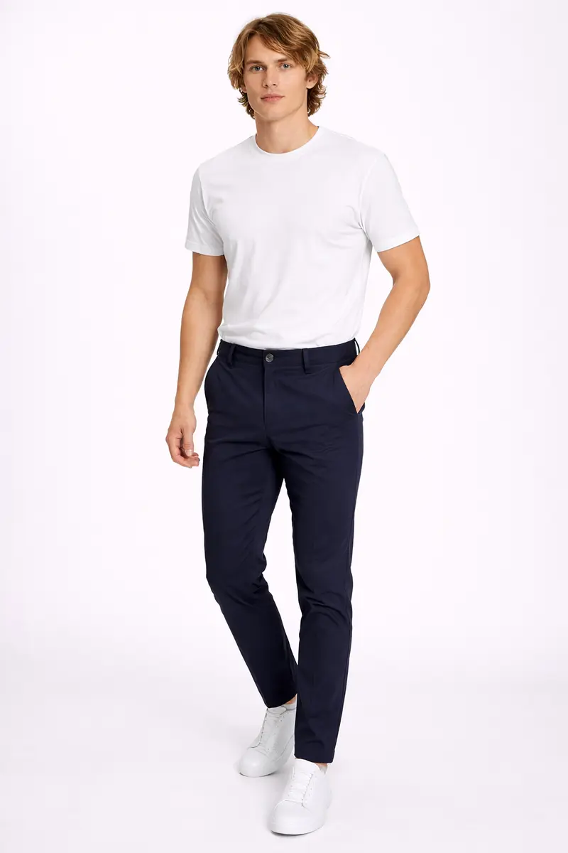 Pantalon Homme Slim Fit marine