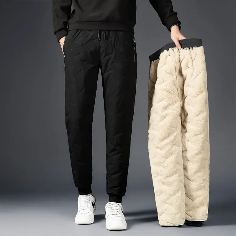 Pantalon homme taille mi-haute, coupe droite ou resserrée