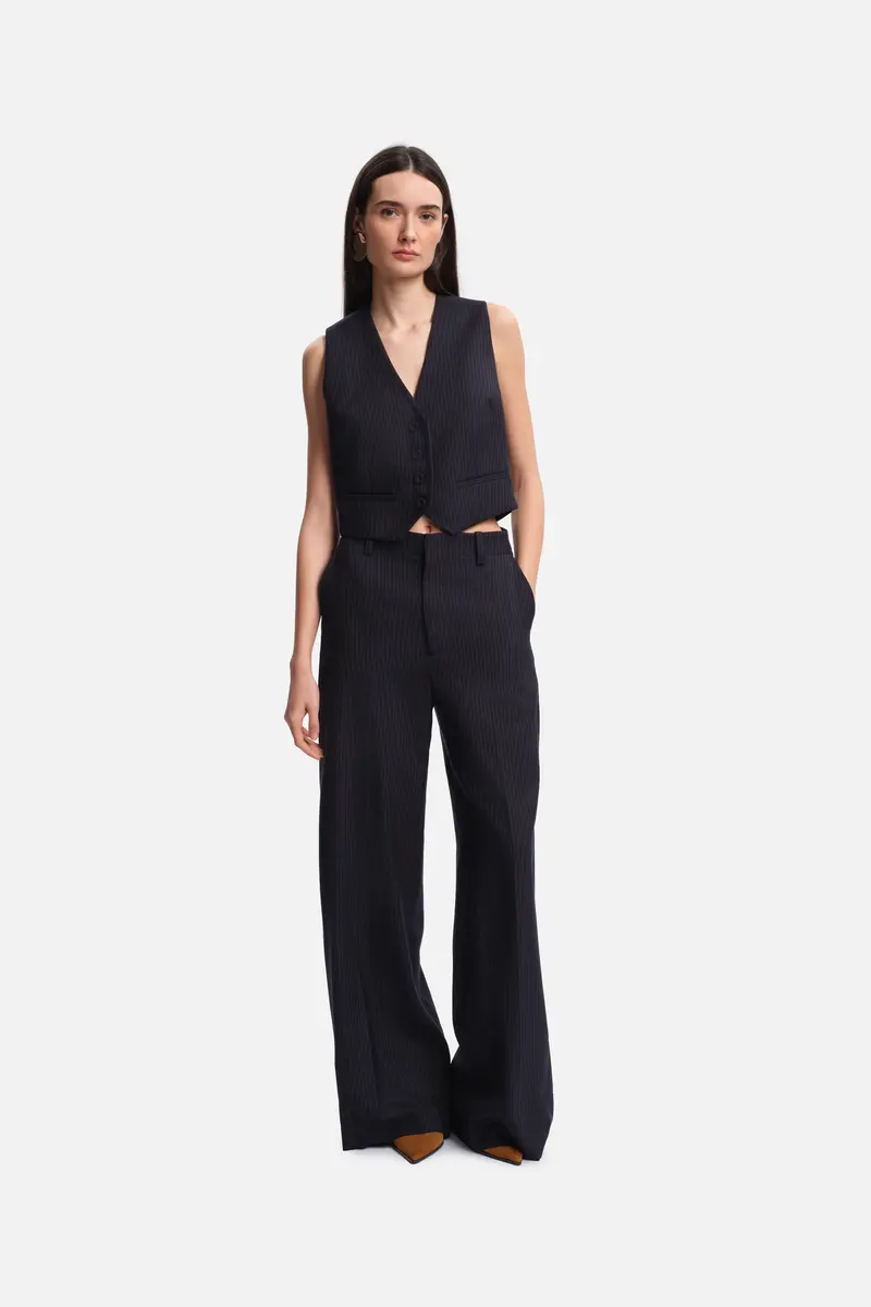 Pantalon NEIL Navy Stripes