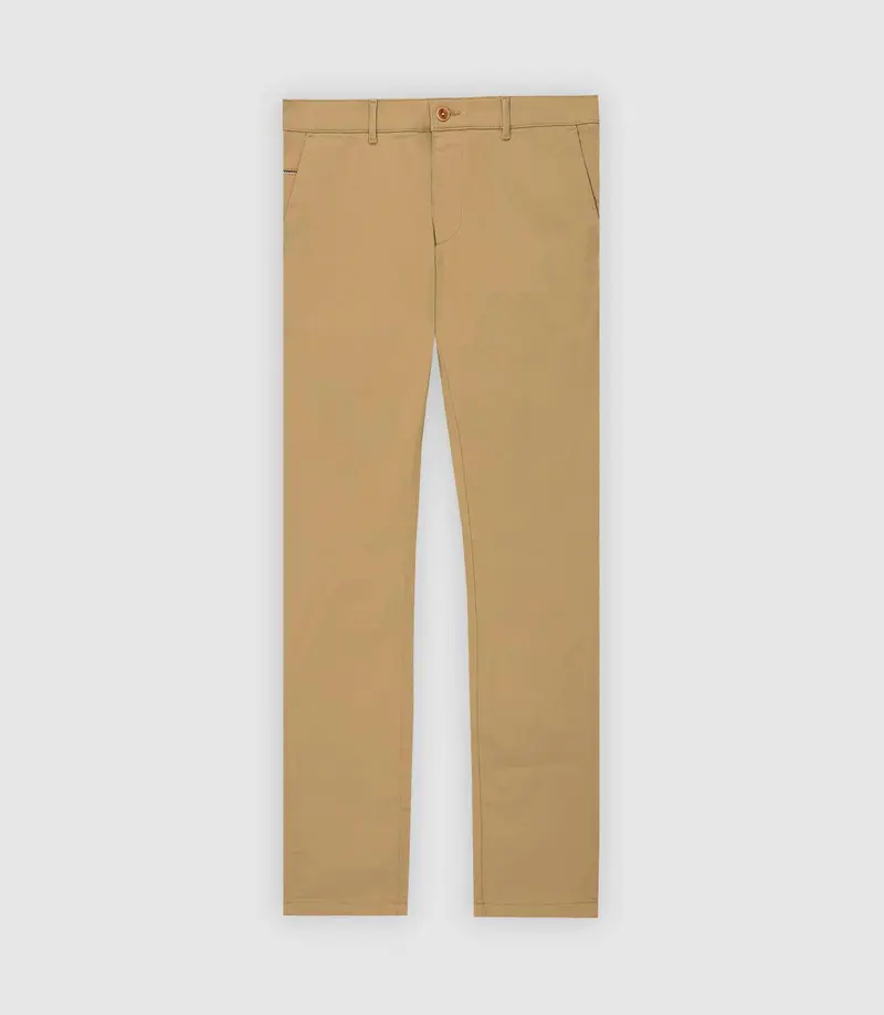 Pantalon satin camel