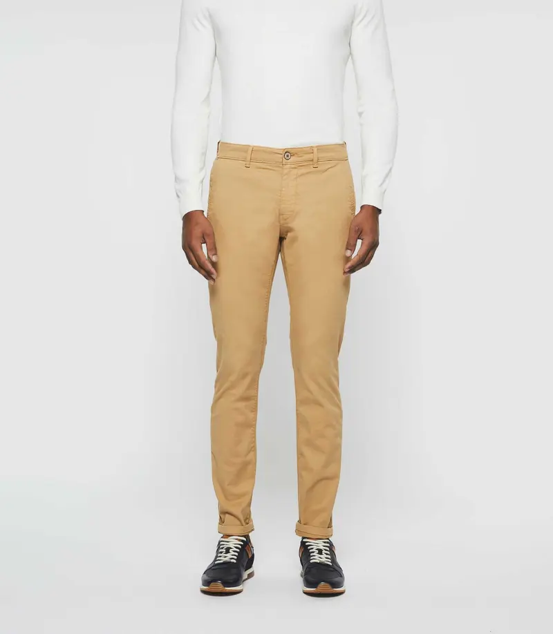 Pantalon slack casual beige PACHELOROUT