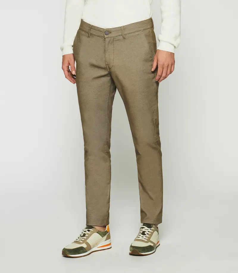 Pantalon slack kaki PARFAIT