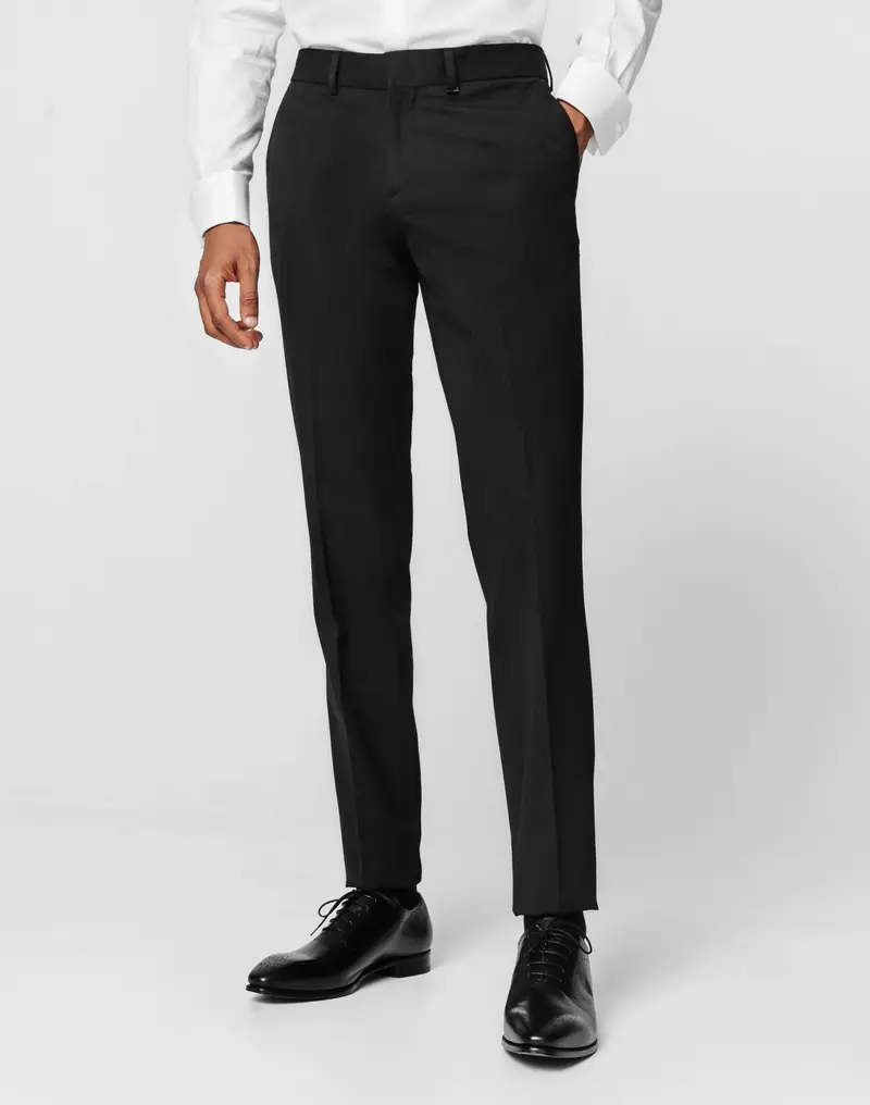 Pantalon slack noir