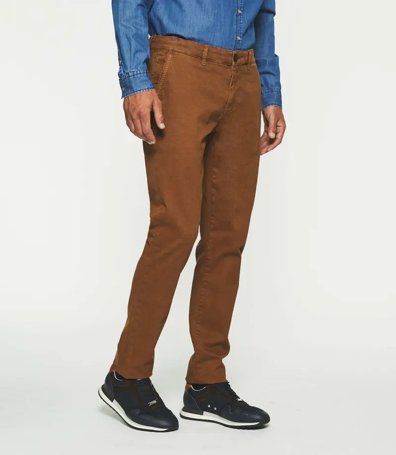 Pantalon slack slim camel VITAMINE