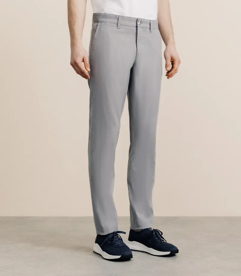 Pantalon slim gris