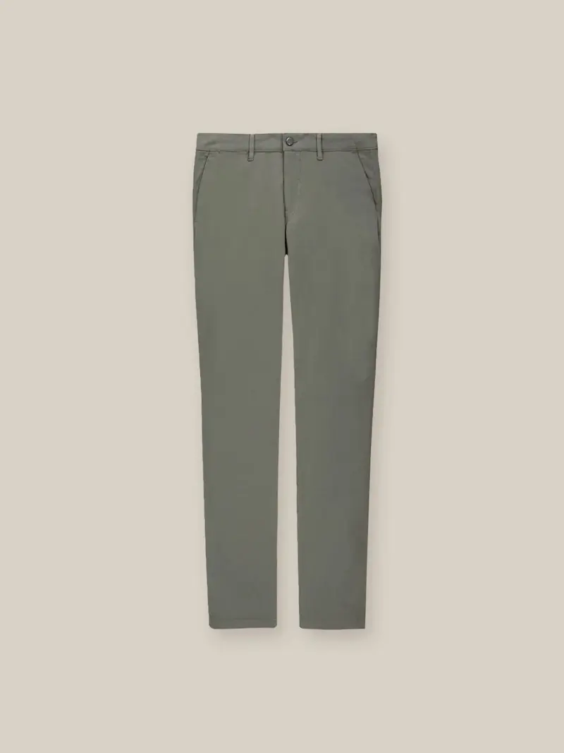 Pantalon slim kaki