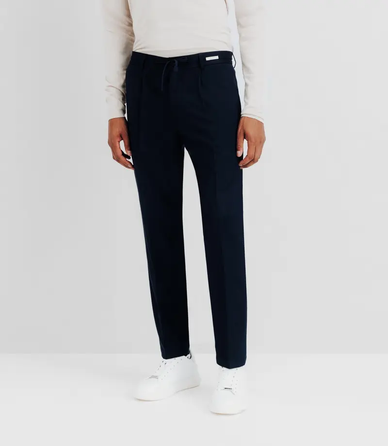 Pantalon ville avec lien marine