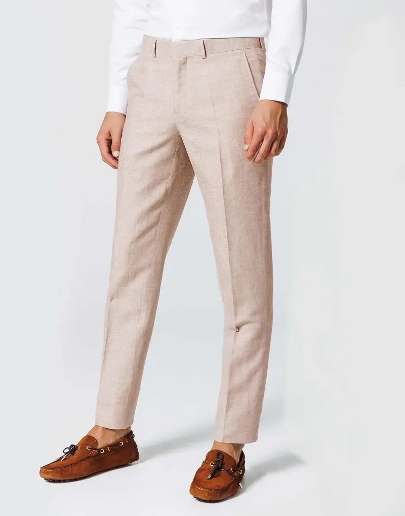 Pantalon Ville Beige Basique